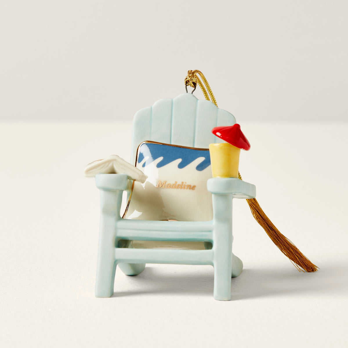 Personalized Beach Chair Ornament