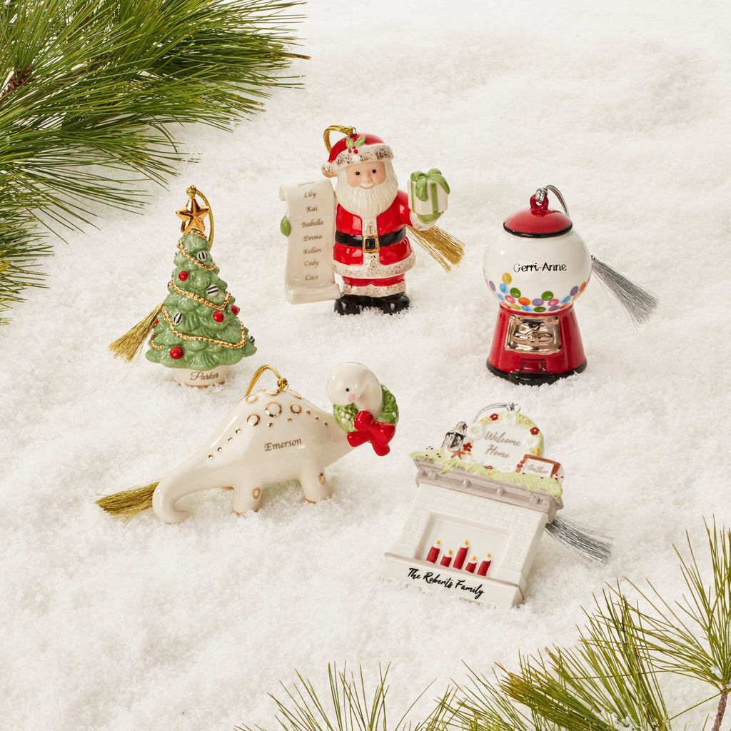 Personalized Naughty & Nice Ornament