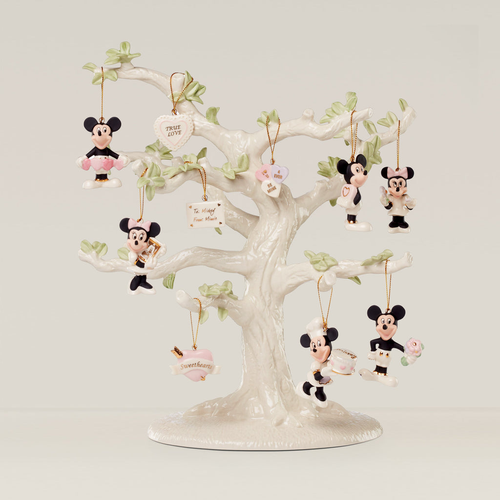 Disney Romantic Moments 10-Piece Mini Ornament Set