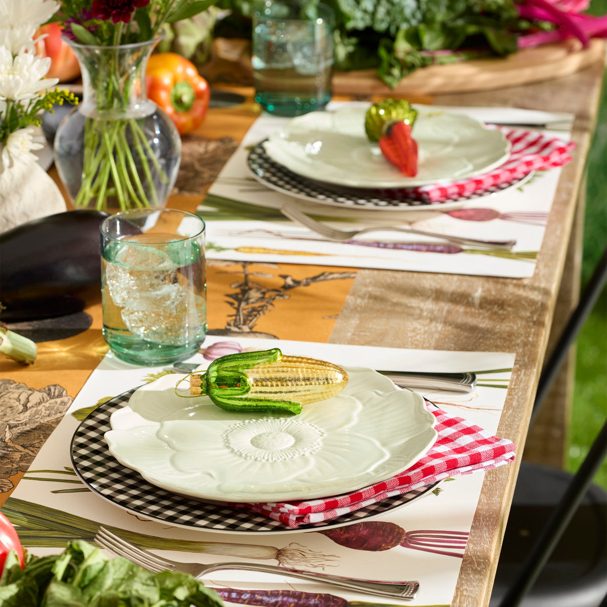 Retro Blown Glass Carrot Ornament