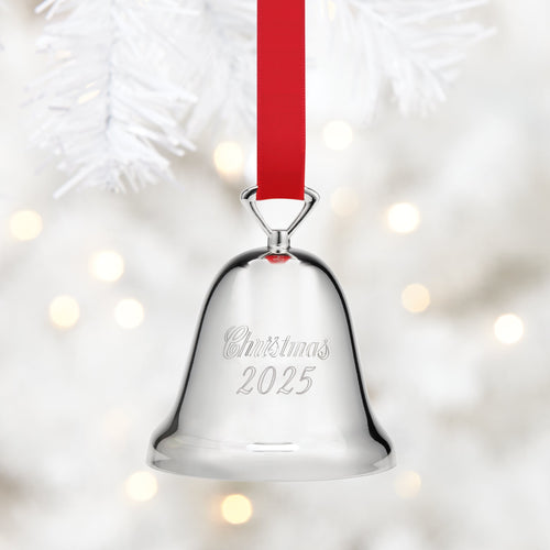 2025 Annual Christmas Bell Silverplate Ornament