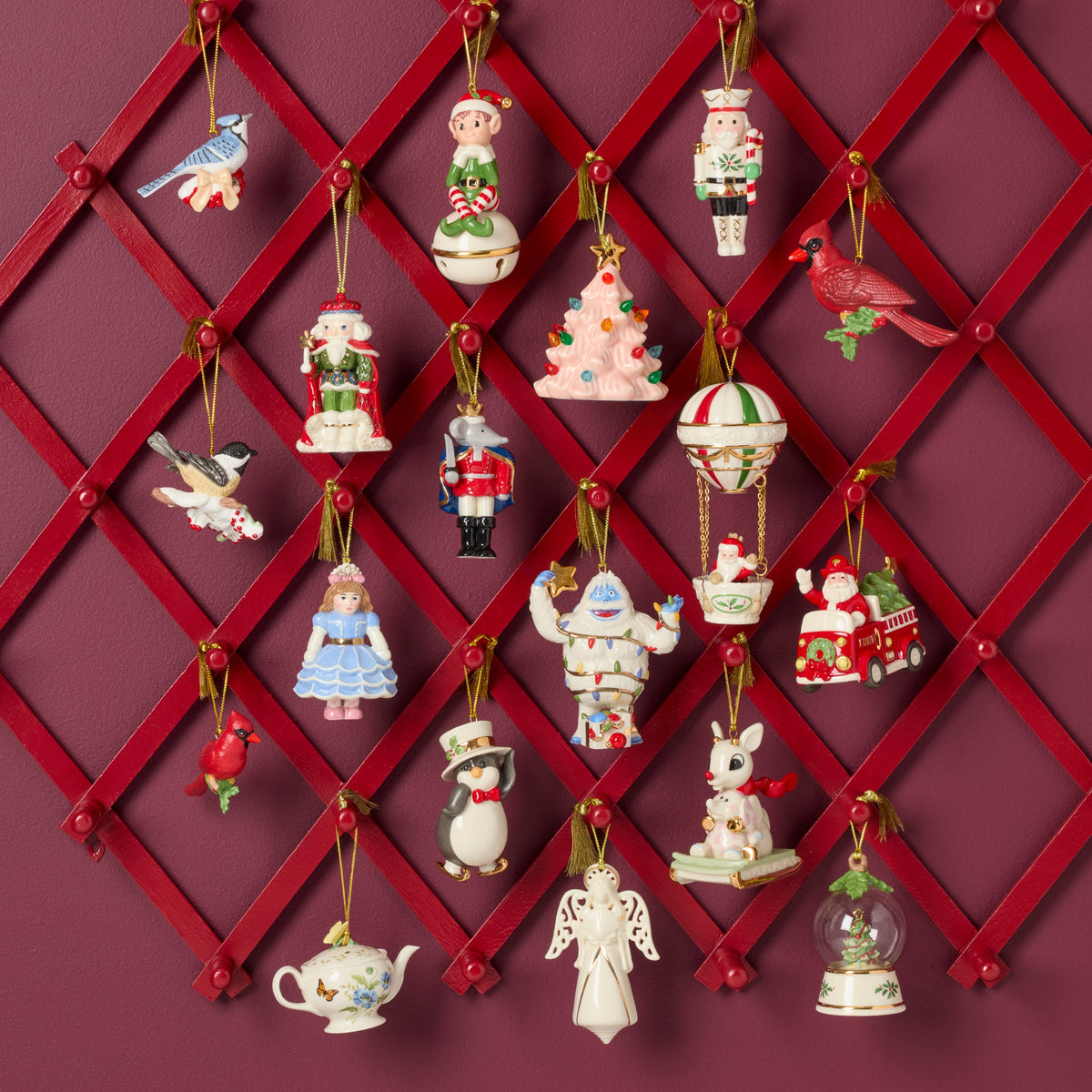 Nutcracker Ballet 3-Piece Ornament Set