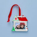 House Photo Frame Silverplate Ornament