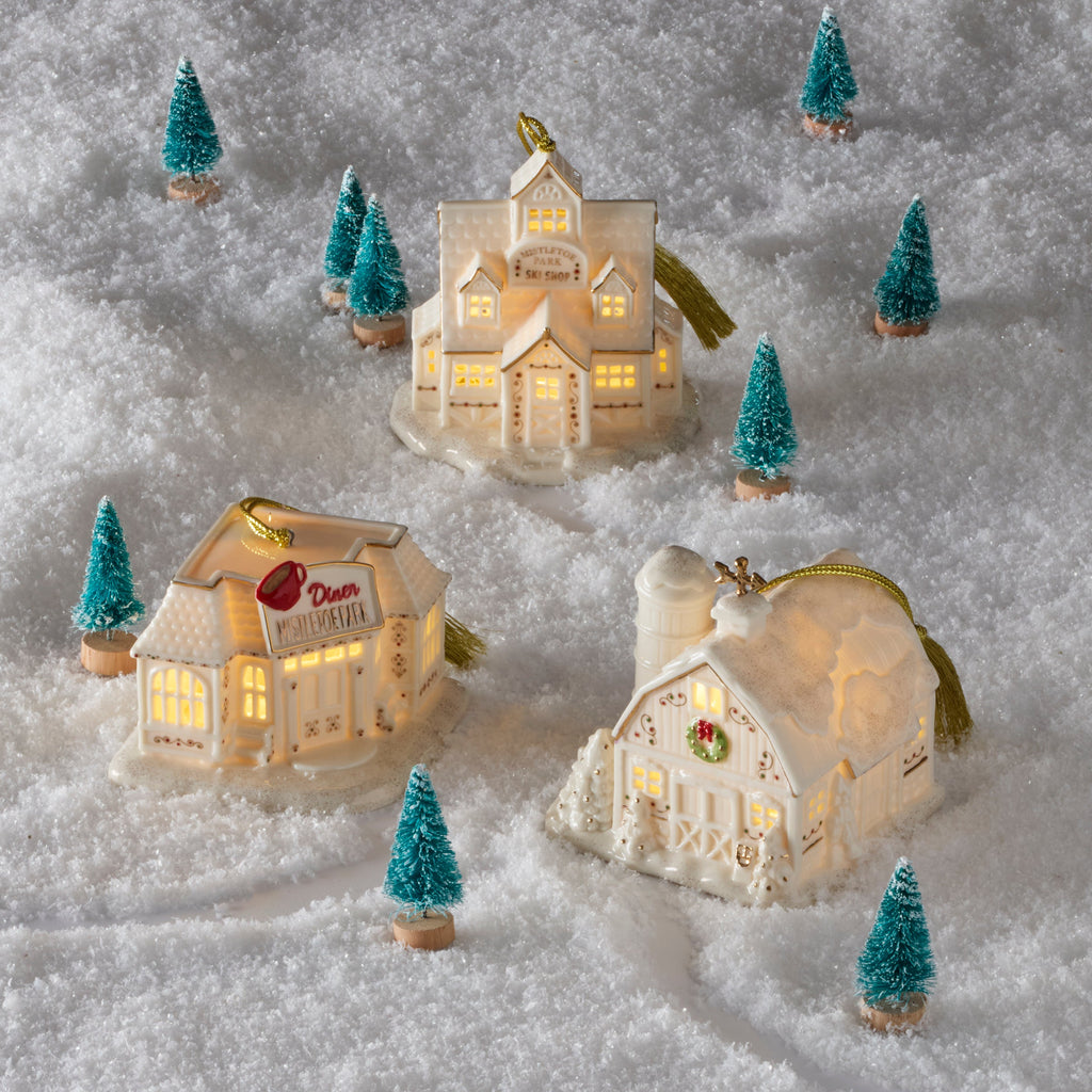 Mistletoe Park Barn Lit Ornament