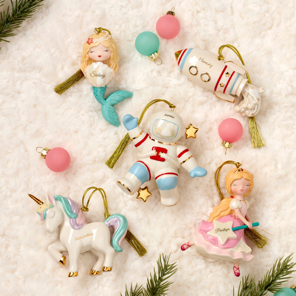 Personalized Rocket Ornament