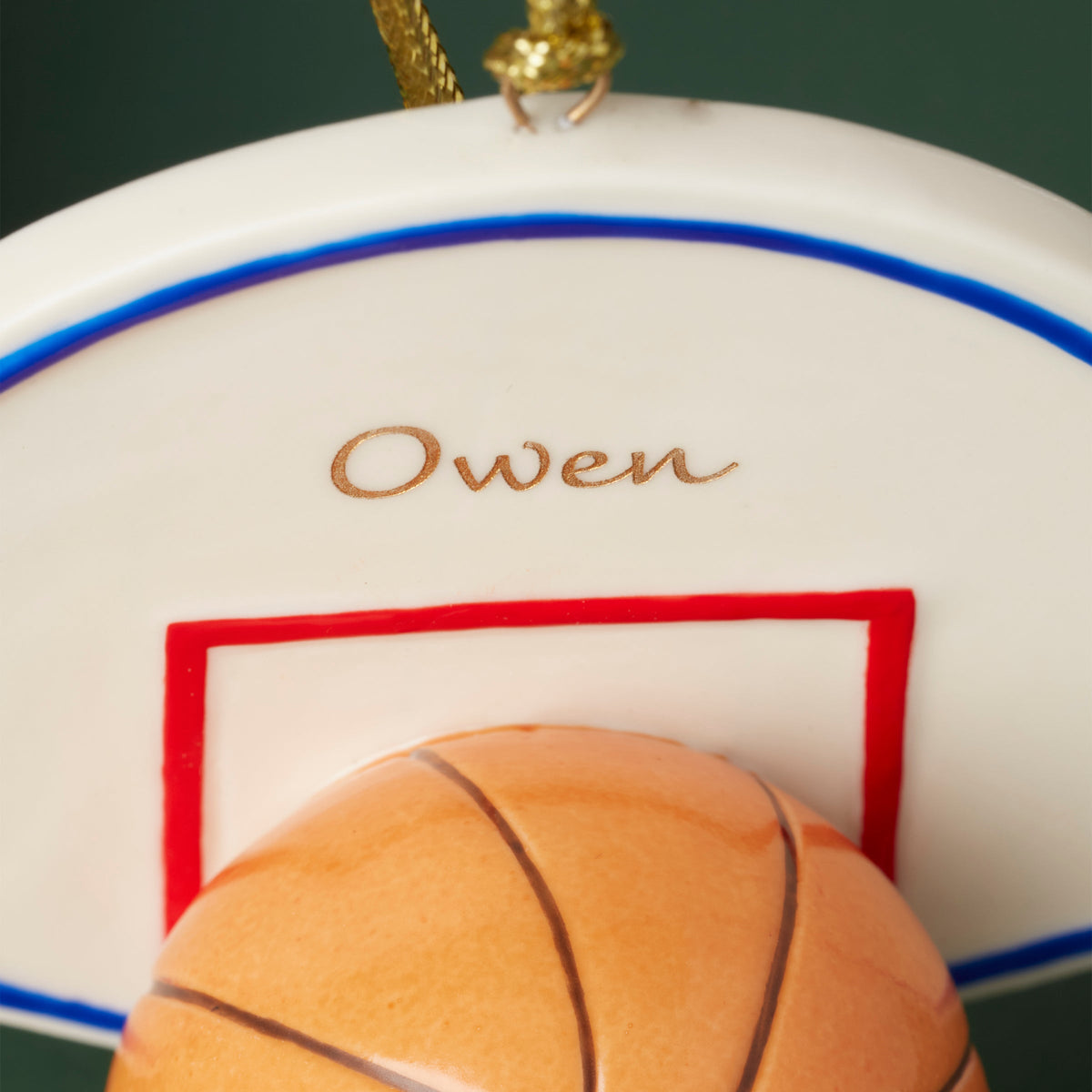Personalized Basketball Ornament