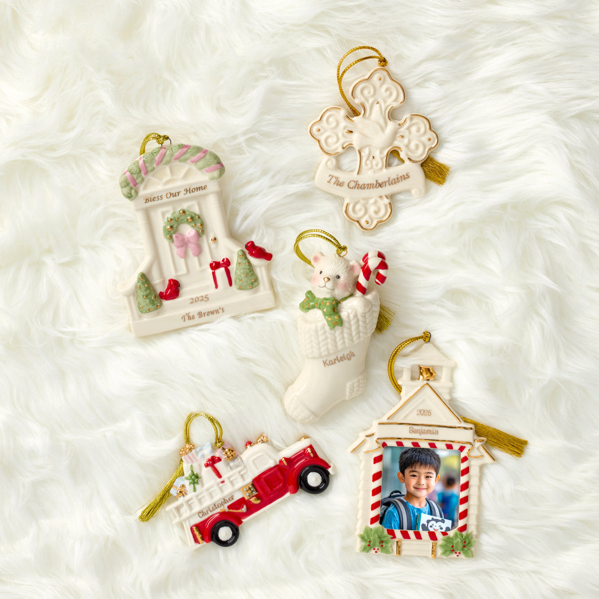 Personalized My Firetruck Ornament