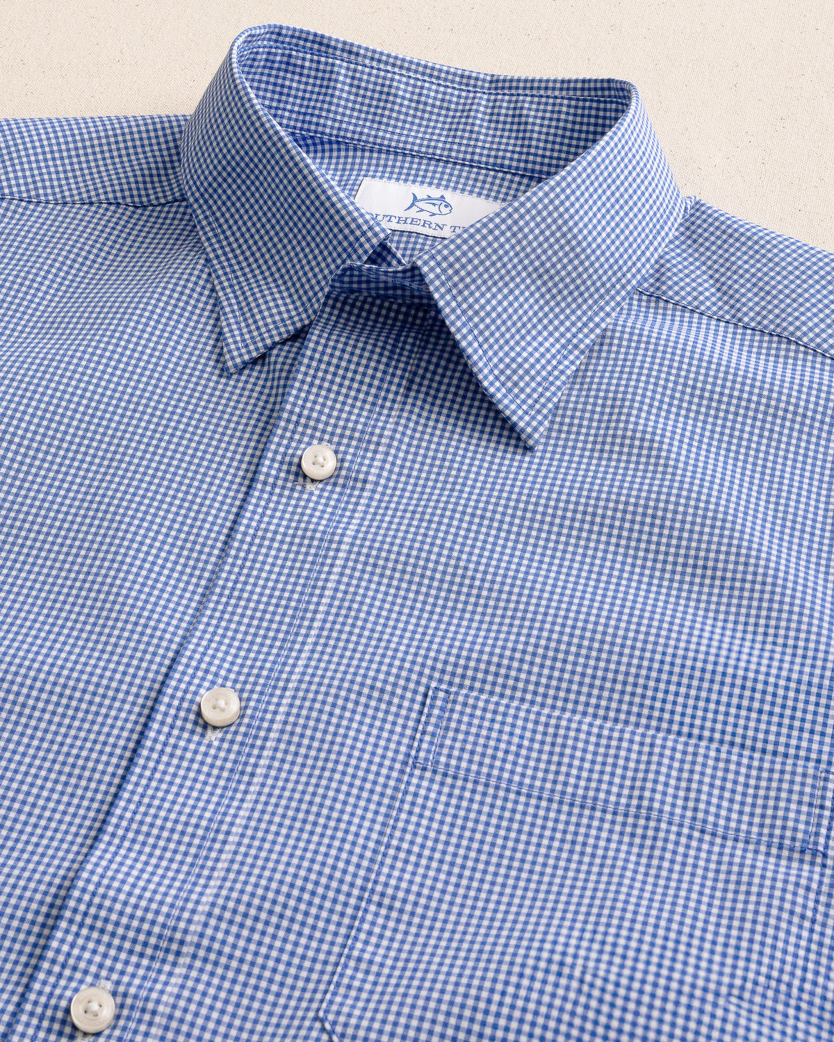 Charleston Parkwood Micro-Gingham Sport Shirt