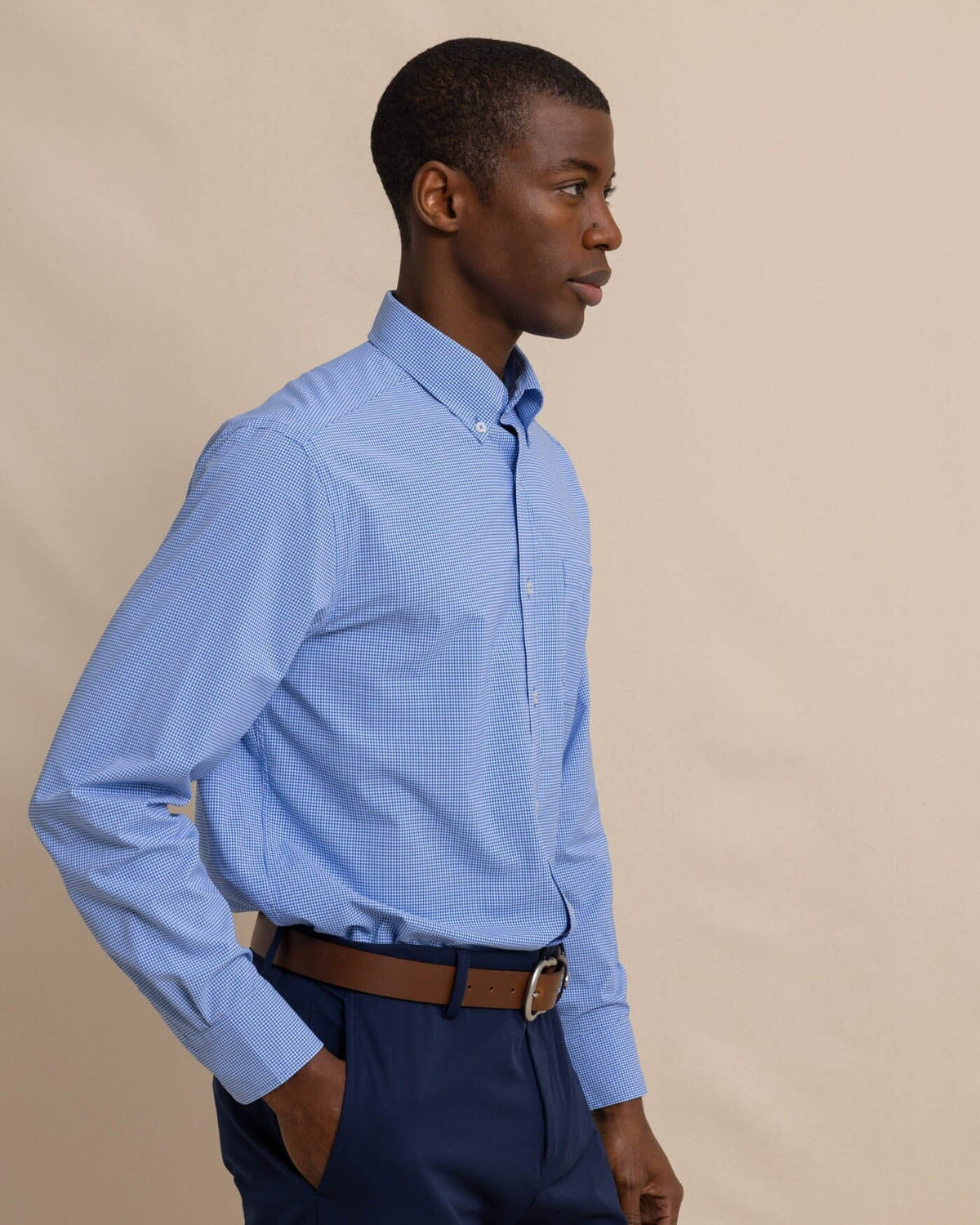 Micro Gingham brrr°® Intercoastal Sport Shirt